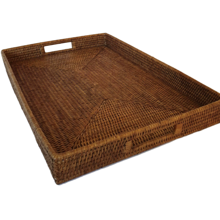 Ottoman tray - brown