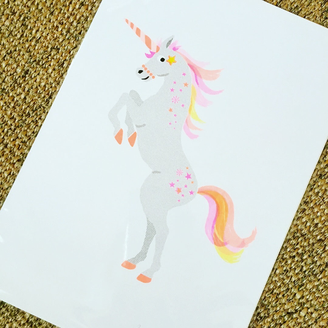 Unicorn print