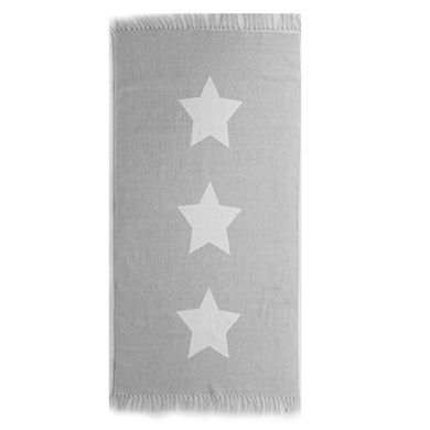 Grey star rug
