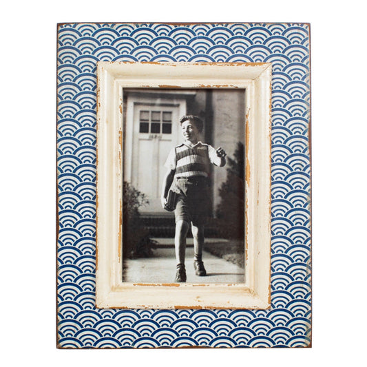 Blue photo frame