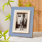 Blue photo frame