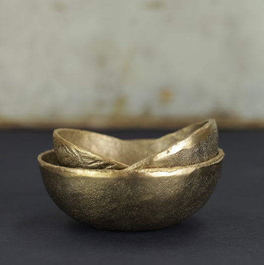 Gold trinket bowl