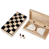 Chess and draughts board