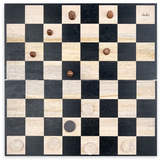 Chess and draughts board