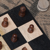 Chess and draughts board