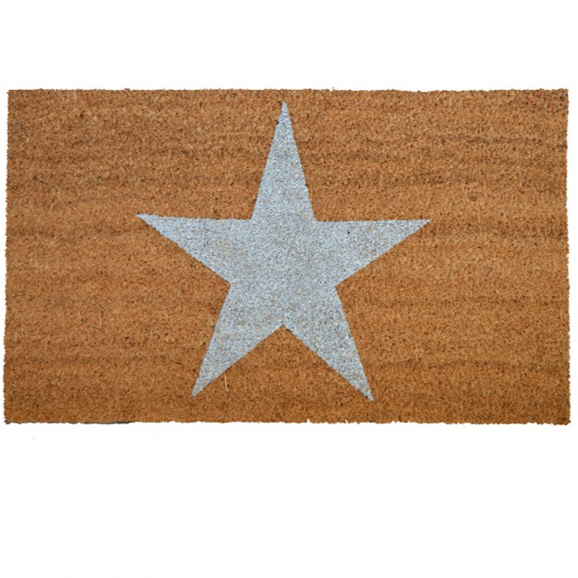 Silver star doormat