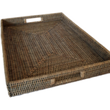 Ottoman tray - grey
