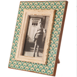 Aqua photo frame