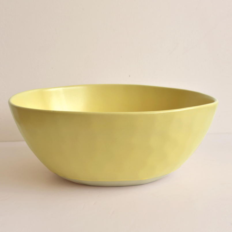 Clay serving bowl - lemon
