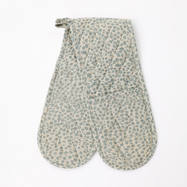 Sky animal print double oven glove