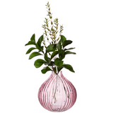 Pink glass vase