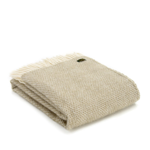 Oatmeal throw