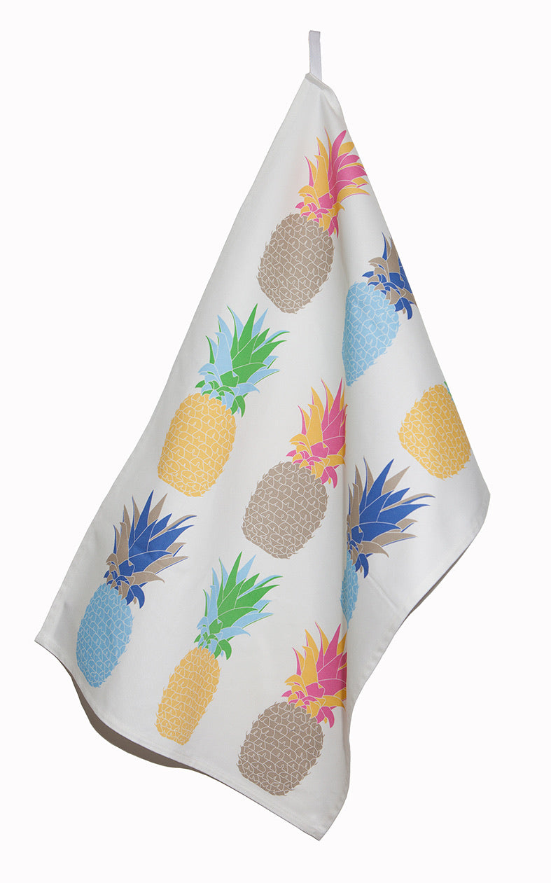Pineapple tea towel