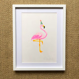 Flamingo print